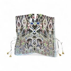 NWT Love by Lotta Stensson Tribal Open Side with Tassels Poncho - One Size